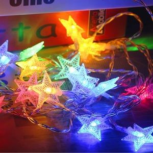 MULTICOLOR Star LED String Lights | USB Input | Waterproof | NWT